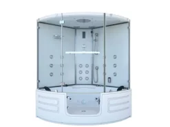AquaVapore Dampfdusche Whirlpool Dusche Duschkabine K70-WS-EH 150x150cm