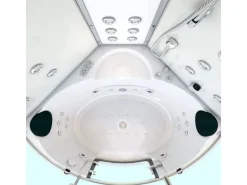 AquaVapore Dampfdusche Whirlpool Dusche Duschkabine K70-WS-EH 150x150cm