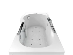 AquaVapore Seniorenwanne mit Tür Whirlpool S12-TH-AIR-R Badewanne 85x170cm
