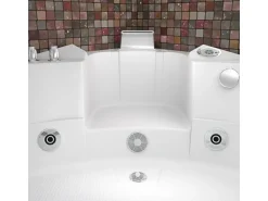 AquaVapore Whirlpool Pool Badewanne Wanne W05H-TH-SC 140x140cm