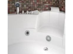 AquaVapore Whirlpool Pool Badewanne Wanne W05H-TH-SC 140x140cm