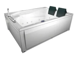 AquaVapore Whirlpool Pool Badewanne Wanne W12H-TH-C 180x135cm
