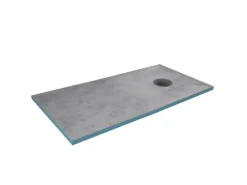 Aurlane befliesbares Showerboard 90 x 160 Runder Ablauf