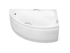 Bad Land Badewanne Eckwanne ADA 140x90 Rechts Mit AcrylSchürze Ablauf Füße