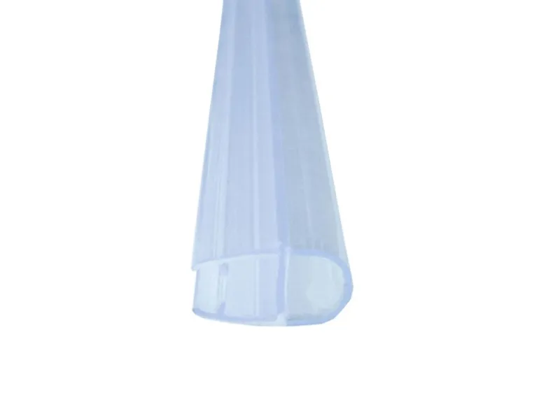 Bagnoxx Hohlkammerprofil Wandabschluss 2m für 6mm Glas Transparent