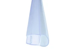 Bagnoxx Hohlkammerprofil Wandabschluss 2m für 8mm Glas Transparent