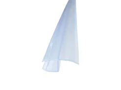 Bagnoxx Spaltdichtung Türdichtung Leichte Wölbung 2m für 8mm Transparent