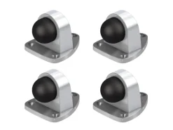 Basi - Boden-Türstopper - SET - 4x TS 22 - Edelstahl Optik - 4X7704-0022
