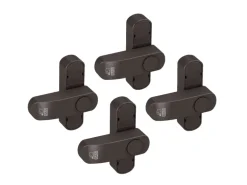 Basi - Fenster- und Fenstertürenzusatzsicherung - SET - 4x FS 500 - Braun - Einflügelig - 4x1100-0051