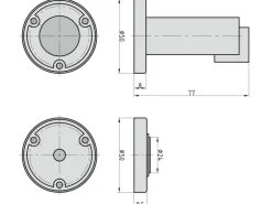 Basi - Magnet-Türfeststeller - SET - 2x MTS 24 - Edelstahl - 2X7704-0024