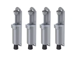 Basi - Türfeststeller - SET - 4x TFS 25 - Edelstahl-Optik - 4X7704-0025