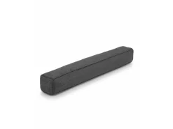 Beautissu Levante MM Zugluftstopper 6,5x120cm Dunkelgrau