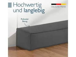 Beautissu Marin MM Zugluftstopper 6,5x80cm Anthrazit 2tlg