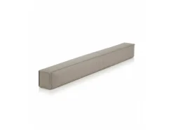 Beautissu Marin MM Zugluftstopper 6,5x120cm Hellgrau