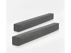 Beautissu Marin MM Zugluftstopper 6,5x120cm Anthrazit 2tlg