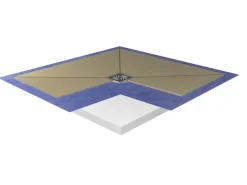 Bodenebenes verfliesbares Duschelement Rechteckig senkrechter Abl. 120 x 120 cm