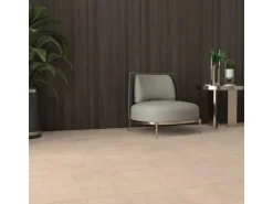 Bodenfliese Denver Feinsteinzeug Taupe Glasiert Matt Rektifiziert 60 cm x 120 cm