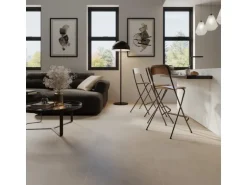 Bodenfliese Denver Feinsteinzeug Taupe Glasiert Matt Rektifiziert 60 cm x 120 cm