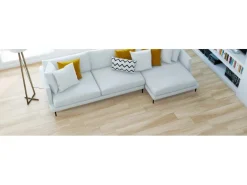 Bodenfliese Feinsteinzeug Beige Glasiert Matt 20 cm x 120 cm