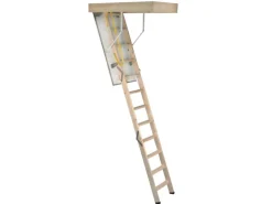 Bodentreppe Complete 120 cm x 54 cm wärmegedämmt U-Wert 1,1 Raumhöhe bis 280 cm