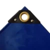 Boni-shop Abdeckplane Pvc 4x5m 650g/M Blau Reißfest Und Wasserdicht