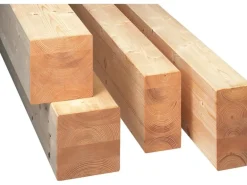 Brettschichtholz SI aus Fichte/Tanne 80 mm x 80 mm x 3.000 mm