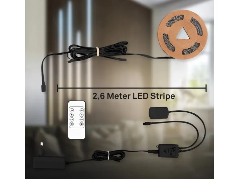 Briloner LED Band Pimp your Panel Starter-Set Dimmbar CCT 2,6 m