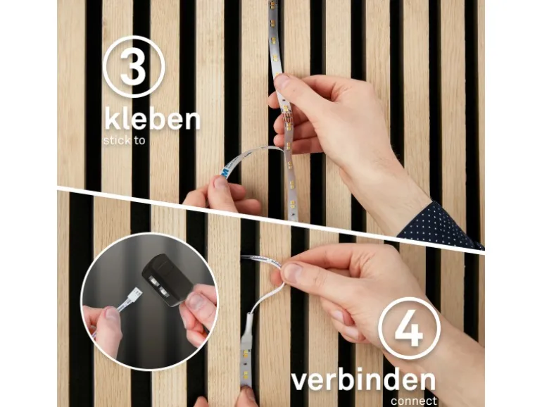 Briloner LED Band Pimp your Panel Starter-Set Dimmbar CCT 2,6 m