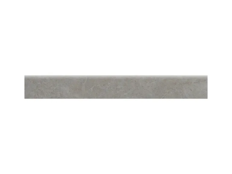 Ceramiche Serra Sockelfliese Steingut Grau Meliert 7,5 cm x 60 cm