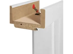 Classen Türzarge Dekor Weiß ähnl. RAL 9003 73,5 cm x 198,5 cm x 16 cm Anschlag L