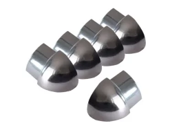 Dalsys Außeneck Fliesenschiene Viertelkreis 5x 12,5mm Edelstahl Poliert