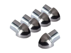 Dalsys Außeneck Fliesenschiene Viertelkreis 5x 12,5mm Edelstahl Gebürstet