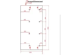 Dein Bau Projekt Glasvordach Model Schwert Klarglas VS-Glas 300 x 120 cm