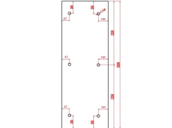 Dein Bau Projekt Glasvordach Elbrus Grauglas VS-Glas 250 x 90 cm