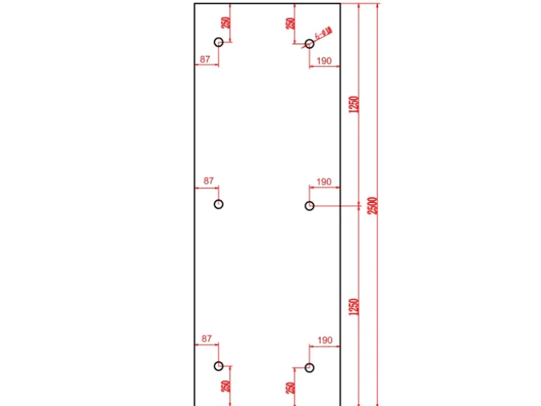 Dein Bau Projekt Glasvordach Elbrus Grauglas VS-Glas 250 x 90 cm