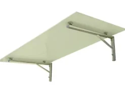 Dein Bau Projekt Glasvordach Elbrus Grauglas VS-Glas 200 x 120 cm