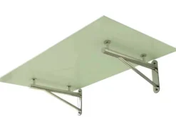 Dein Bau Projekt Glasvordach Elbrus Milchglas VS-Glas 275 x 120 cm