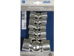 Dieda Eckverbindungsset Aluminium Eloxiert