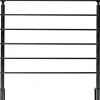 Dieda Geländerset Aluminium Anthrazit waagerechte Rundstäbe 120 cm x 150 cm