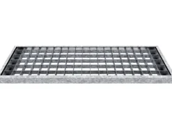 Dolle Außentreppe Gardentop 10 Gitterroststufen 80 cm + Prova-Geländer