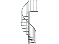 Dolle Außenspindeltreppe Gardenspin mit TRIMAX-Stufen Ø 125 cm