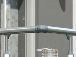 Dolle Eckverbindungs-Set Geländer Aluminium