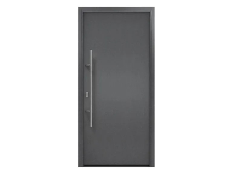 EcoStar Haustür Isopro IP 010 Anthrazitmetallic 110 cm x 210 cm DIN L
