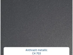 EcoStar Haustür Isopro IP 010 Anthrazitmetallic 110 cm x 210 cm DIN L