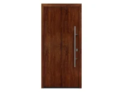 EcoStar Haustür Isopro IP 010 Dark Oak 110 cm x 210 cm DIN R