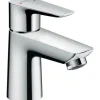 Einhebel-Waschtischarmatur Talis E 80 mit Push-Open Ablaufgarnitur Chrom