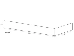 Elabrick Eckverblender Berlin 4 cm x 10 cm/29 cm Anthrazit 2 m¹