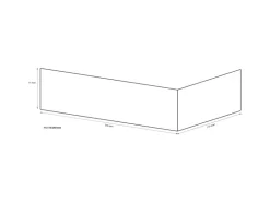 Elabrick Eckverblender Cordoba 7,1 cm x 11,5/24 cm Rot-Braun