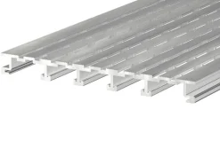 Entwässerungsrinne-Proside aus Aluminium 200 mm x 20 mm x 2000 mm Eloxiert