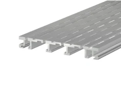 Entwässerungsrinne-Proside aus Aluminium 150 mm x 20 mm x 2000 mm Eloxiert